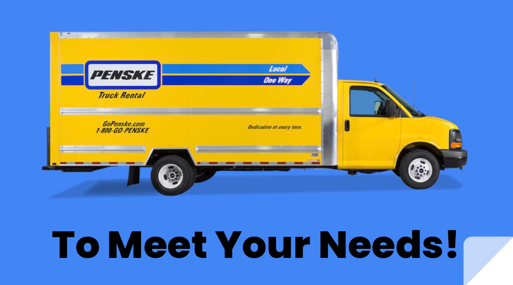 Penske Truck Available Now